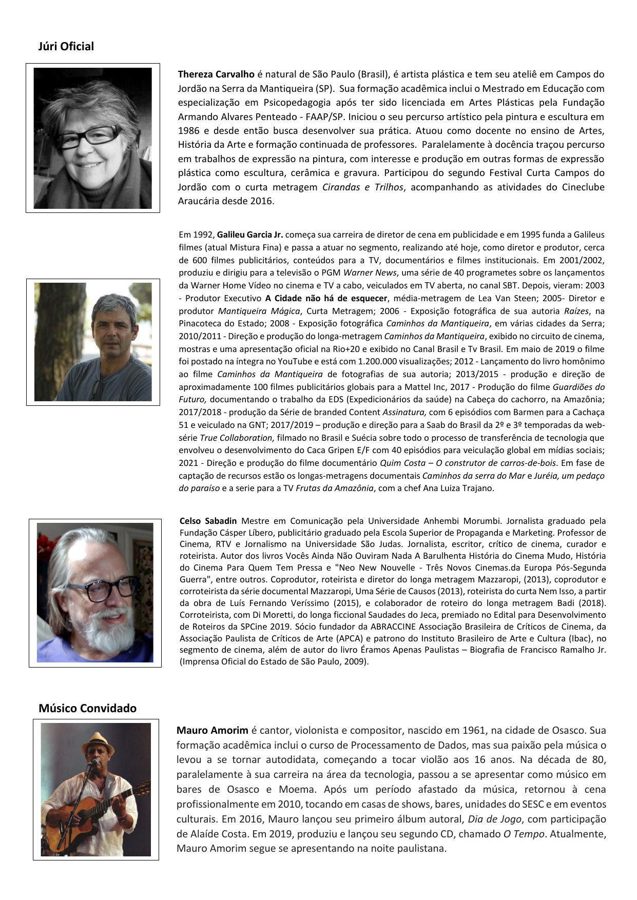 Júri oficial e músico convidado — página 2 de 4