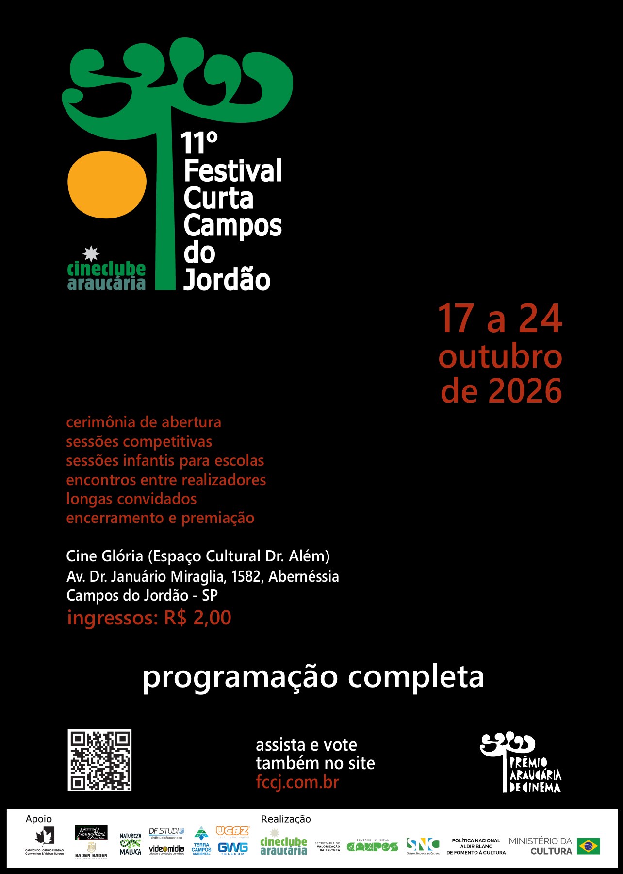 Programação do 11º FCCJ — página 1 de 6